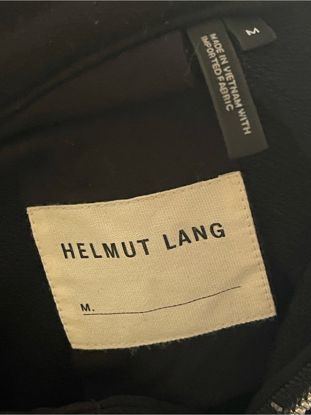 Helmut Lang Black Full-Zip Hooded Sweatshirt - Picture 13 of 15